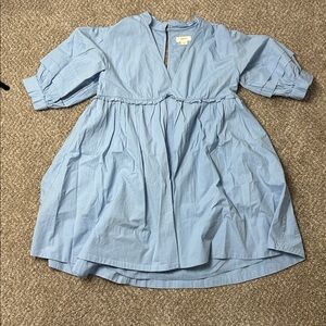 Anthropologie Maeve Blue Dress